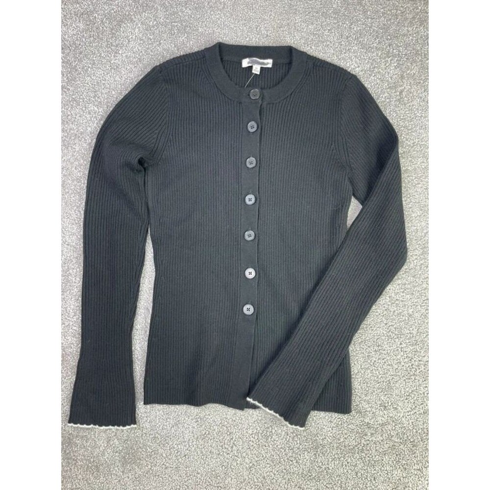 Madewell Whipstitched Longline Cardigan in Merino Blend XS